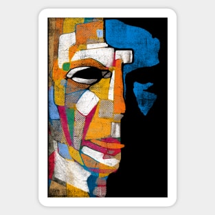 Picasso face Sticker